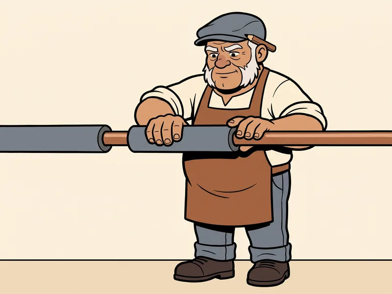 Fit the sleeve with no gaps between pieces The Old Tradesman presses a gray foam insulation sleeve onto a copper pipe next to a sleeve already in place