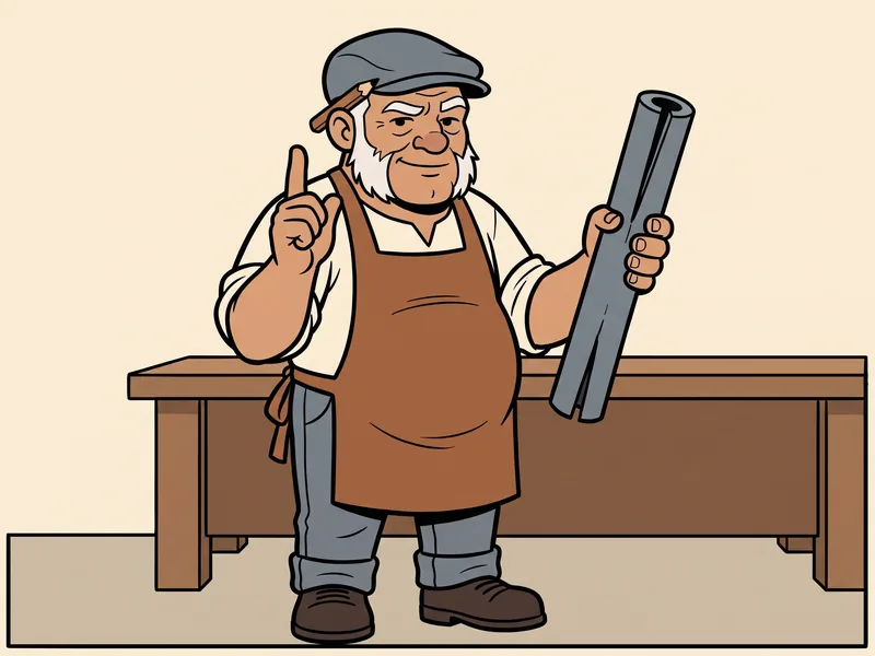 Shop rule: sleeve the cold pipes before the freeze The Old Tradesman holds up a length of gray foam pipe insulation with a slit down one side and raises one finger